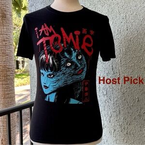 I Am Tomie Black Graphic Shirt Size S Junji Ito Series Crunchyroll Horror Manja